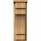 Ekena Millwork Mediterranean Rough Sawn Corbel w/Backplate, Western Red Cedar, 8"W x 12"D x 24"H COR08X12X24MED01RWR - alternate 3